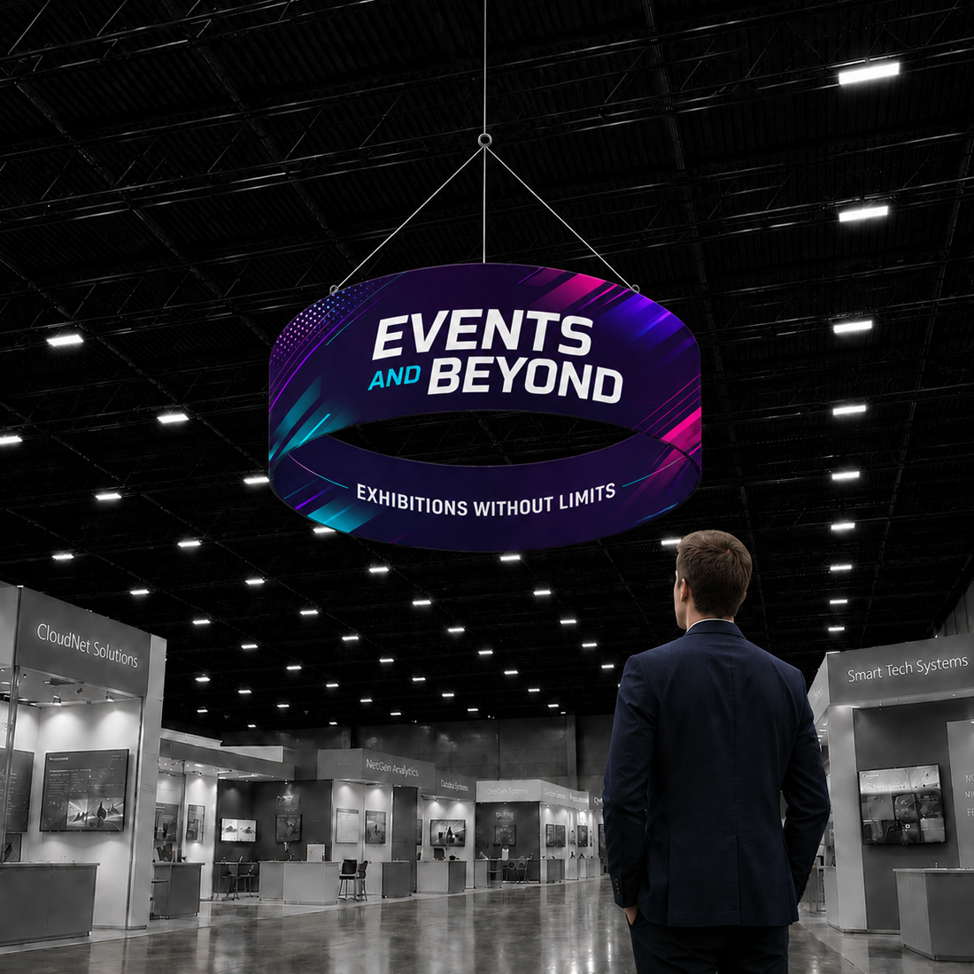 Banner colgante circular Sky Tube