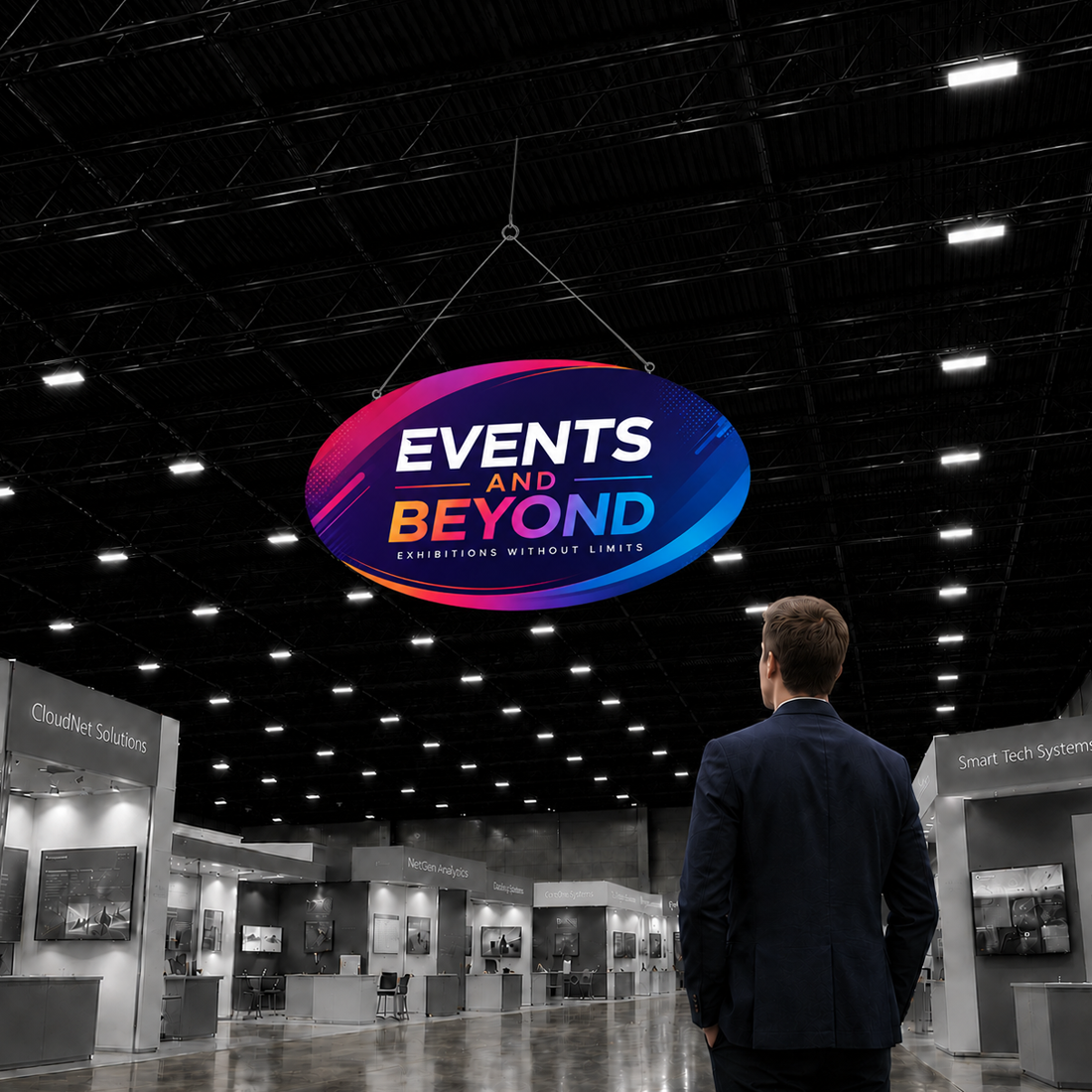 Banner sospeso Sky Tube Ellipse