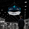 Banner sospeso Sky Tube Hexagon