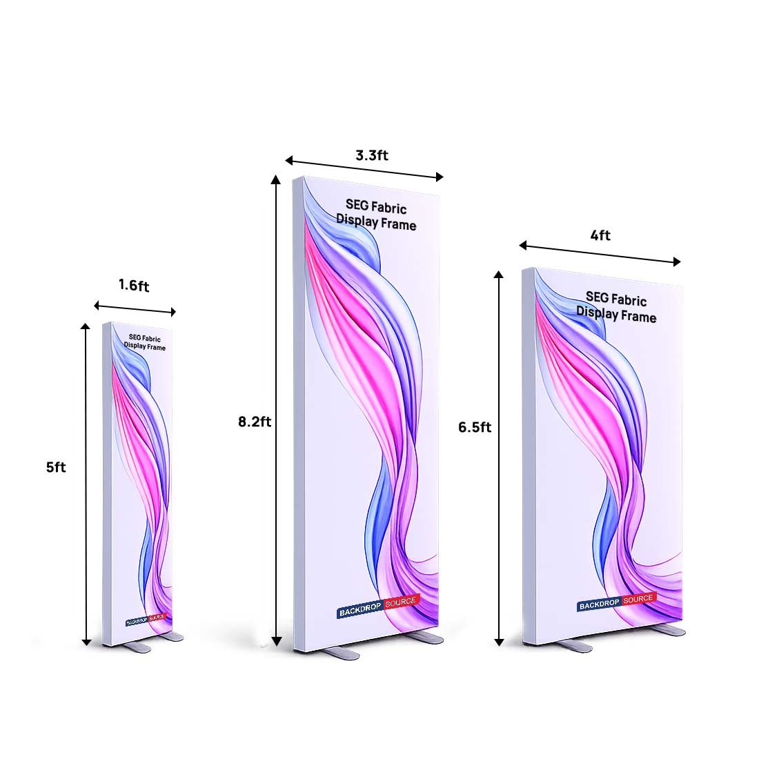 SEG Fabric Display Frame - 4.7inch Depth Aluminum Profile