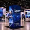 Espositore a Torre Modulare EZ Cubic in Tessuto