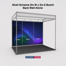 Shell scheme Exhibition Graphics for 3m Wide x 2m Depth Booth