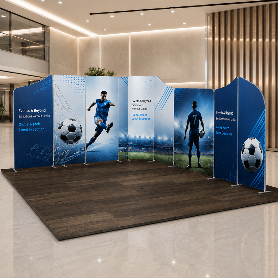 Display Stand Magnetico in Tessuto - Modello 5 (5m x 5m)