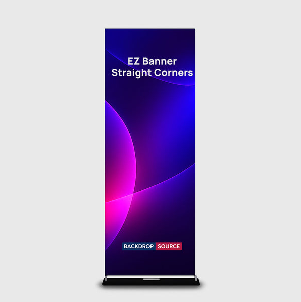 EZ Fabric Banner with Straight Corners
