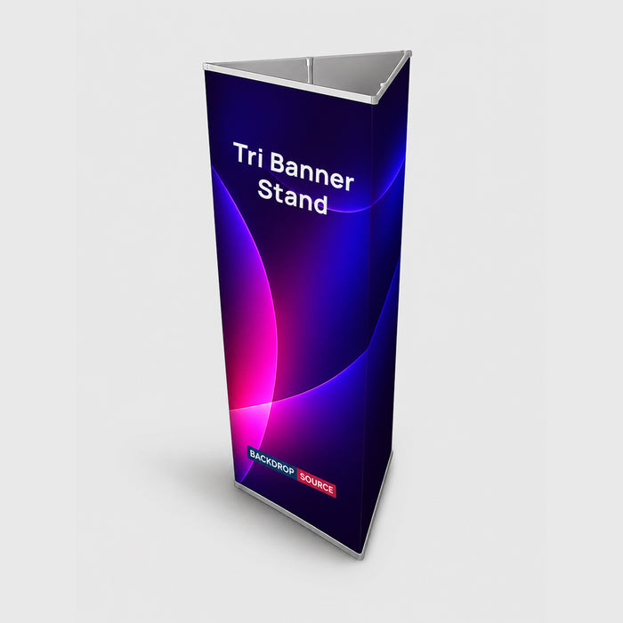Modular Triangle Fabric Banner Display Stand