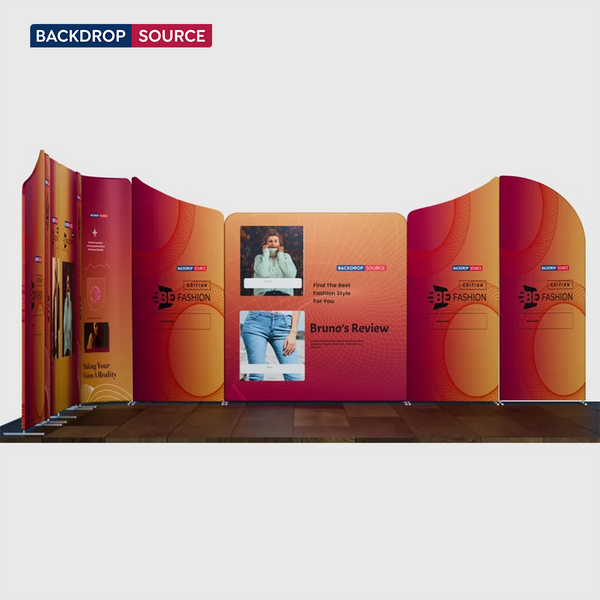 Display Stand Magnetico in Tessuto - Modello 5 (5m x 5m)