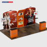 Display espositivo portatile 6m x 3m - Modello 9