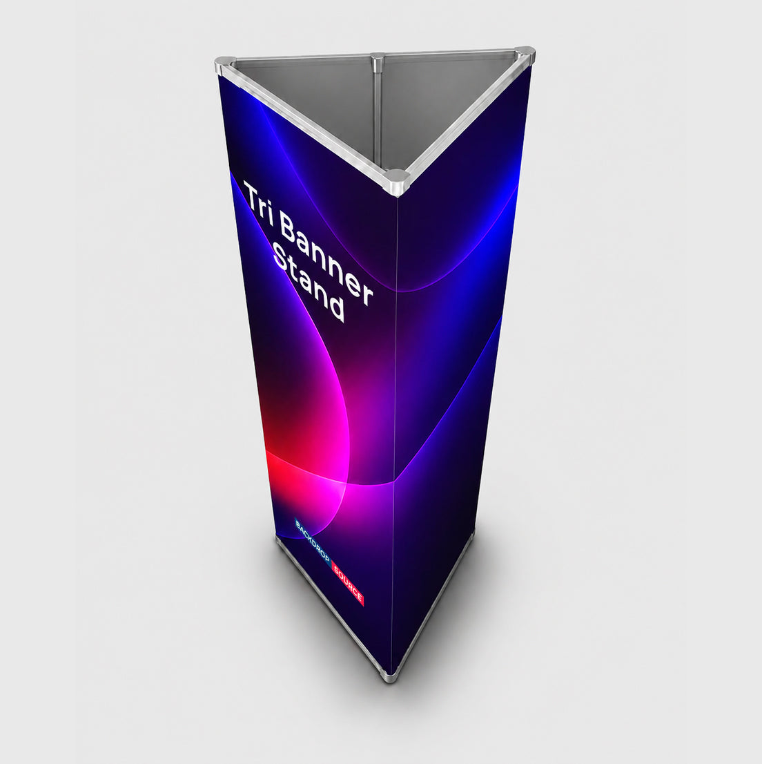 Modular Triangle Fabric Banner Display Stand