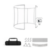 Oval Fabric Wide Doorway Enclosure