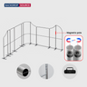Display Stand Magnetico in Tessuto - Modello 5 (5m x 5m)