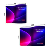 S Shape Wave Fabric Display Wall