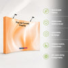 Fabric Popup Curved Backwall Kit with Clamping Lights