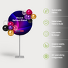 Aluminium Balloon Stand / Question Mark Balloon Stand