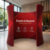 Oval Fabric Wide Doorway Enclosure