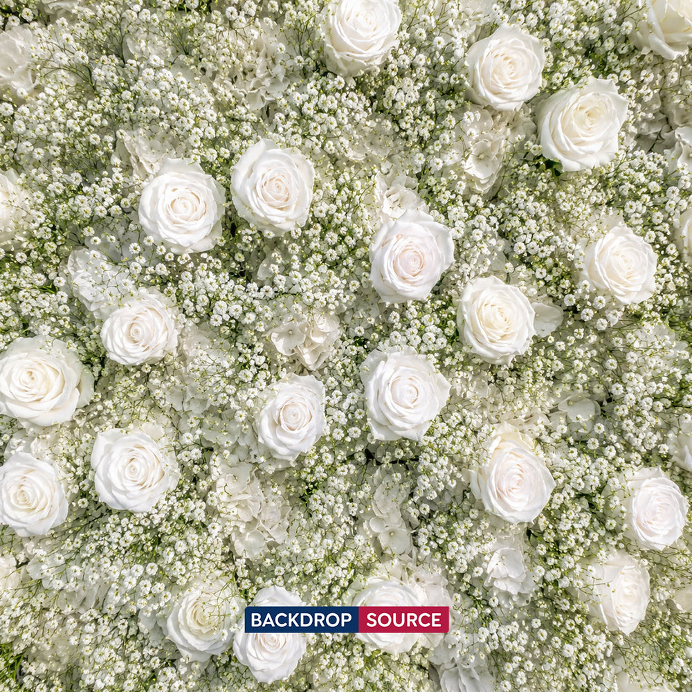 Sfondo per evento con parete floreale artificiale – Stile 28