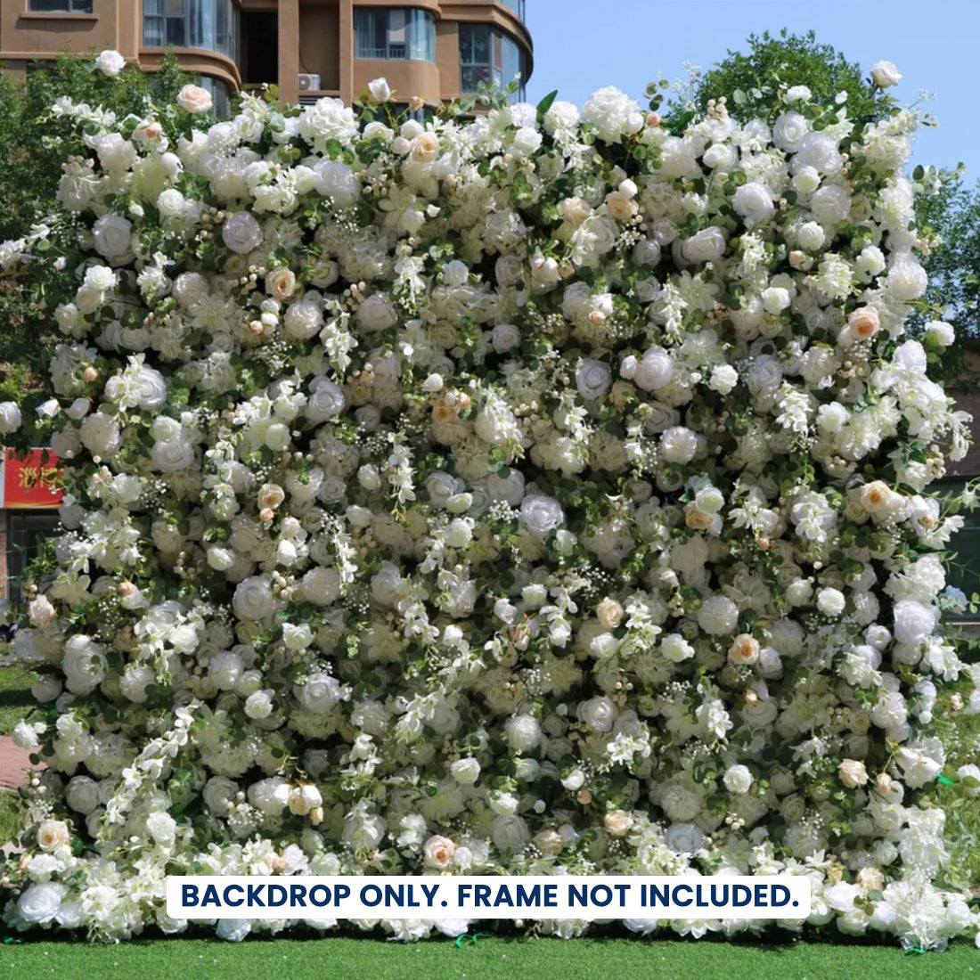 Artificial Floral Event Wall Backdrop – Style 47