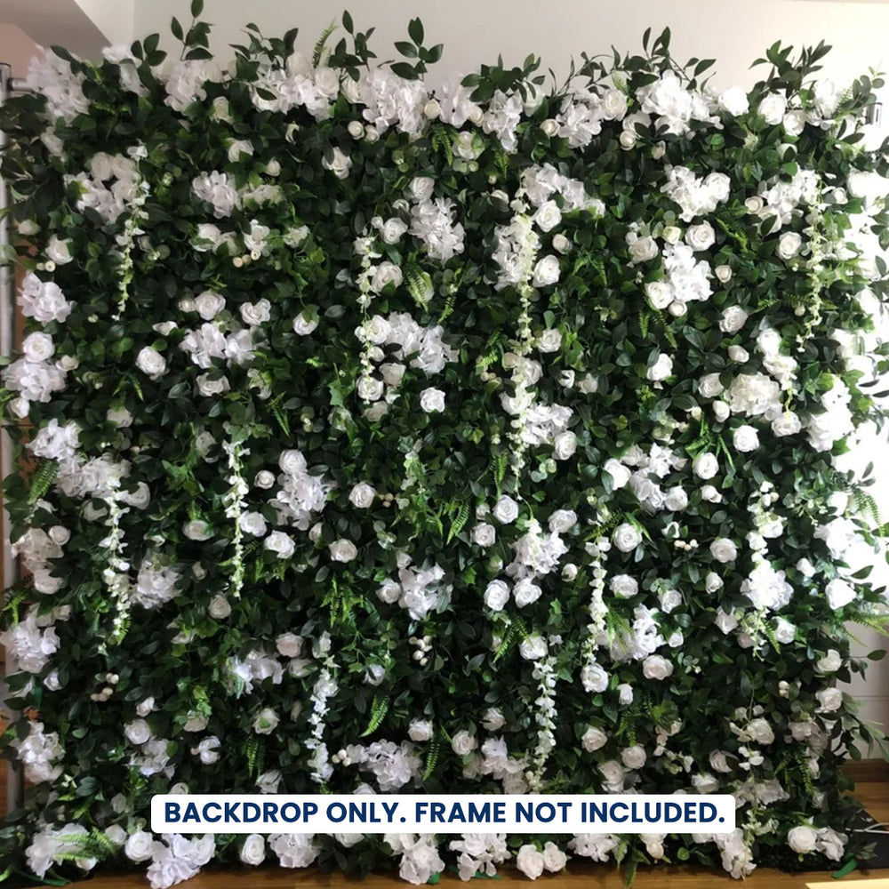 Artificial Floral Event Wall Backdrop – Style 49