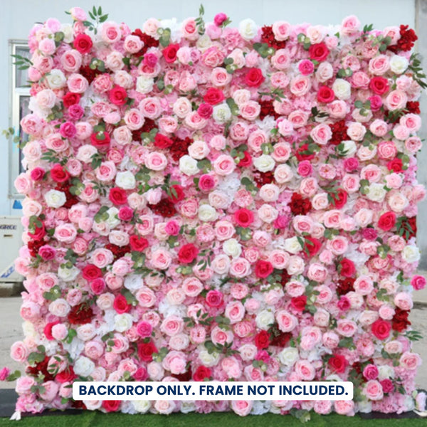 Artificial Floral Event Wall Backdrop – Style 55