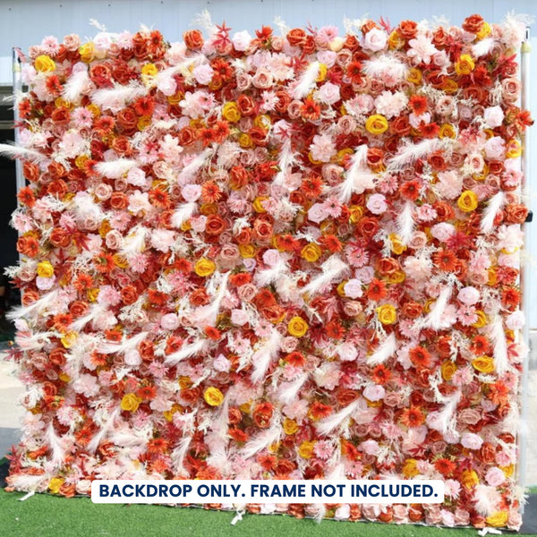 Artificial Floral Event Wall Backdrop – Style 57