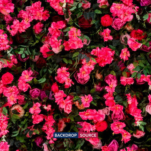 Artificial Floral Event Wall Backdrop – Style 65