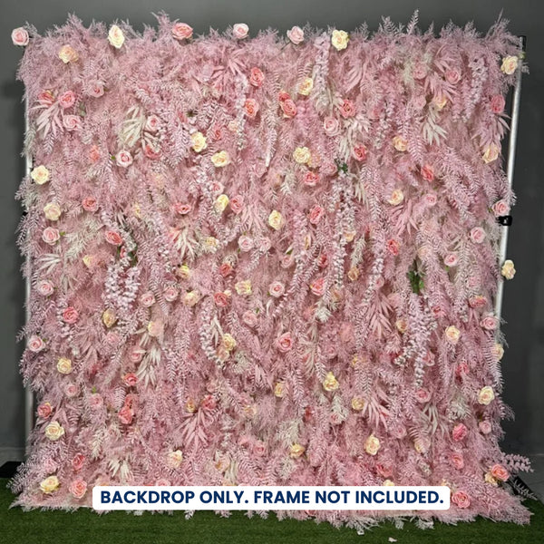 Artificial Floral Event Wall Backdrop – Style 71