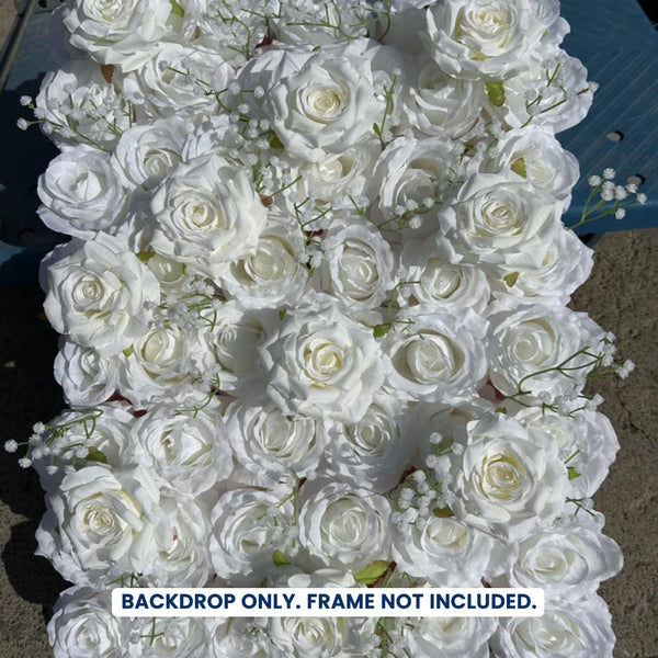 Artificial Floral Event Wall Backdrop – Style 73