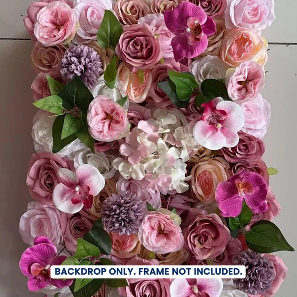 Artificial Floral Event Wall Backdrop – Style 75