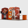 Portable Exhibit Display 20ft x 10ft - Model 9