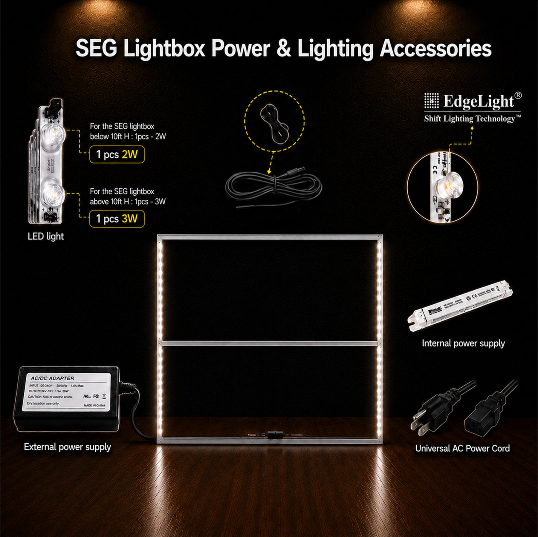 Backlit SEG Fabric Display Frame - 120mm Depth Aluminum Profile
