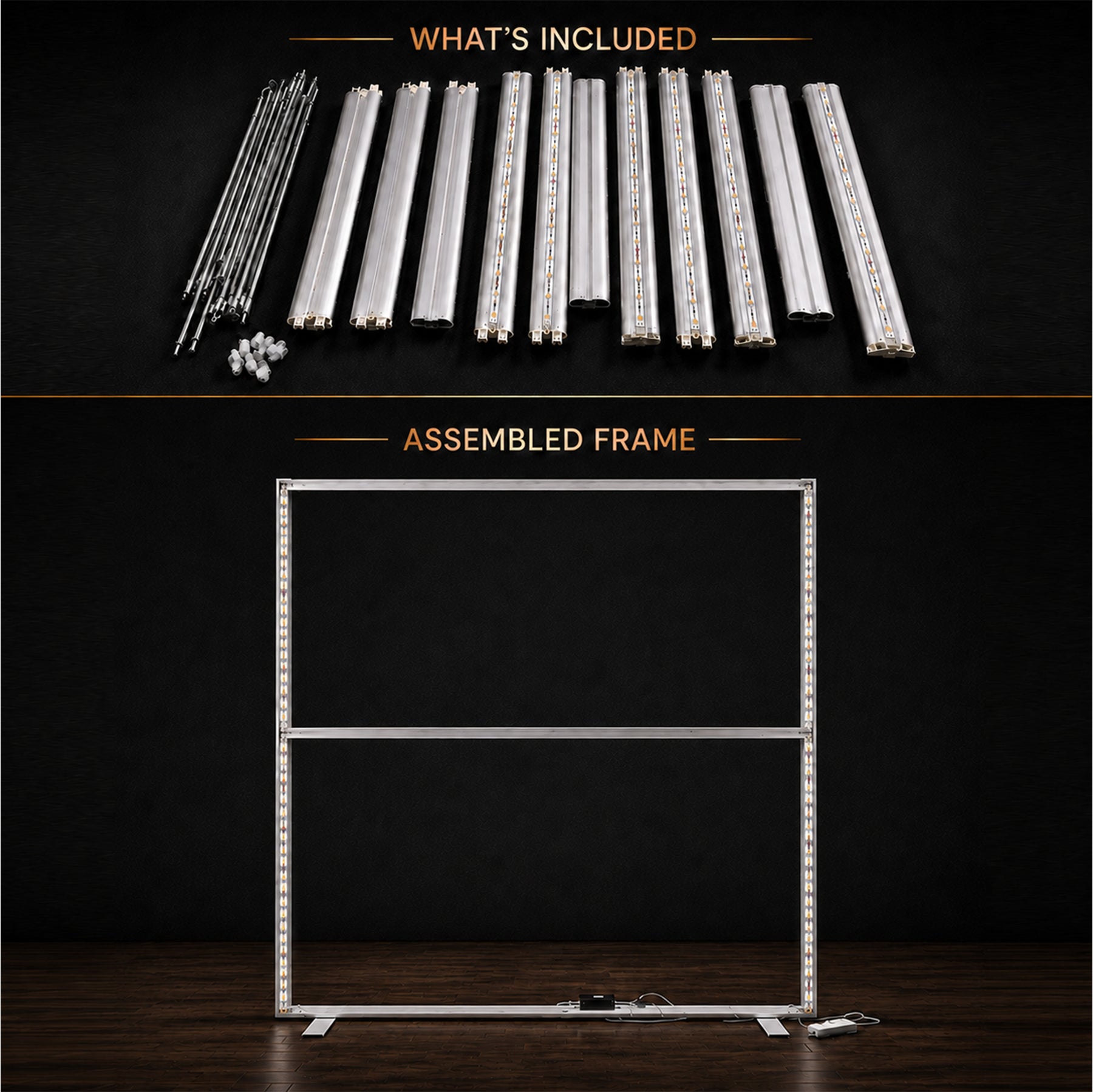 Backlit SEG Fabric Display Frame - 120mm Depth Aluminum Profile
