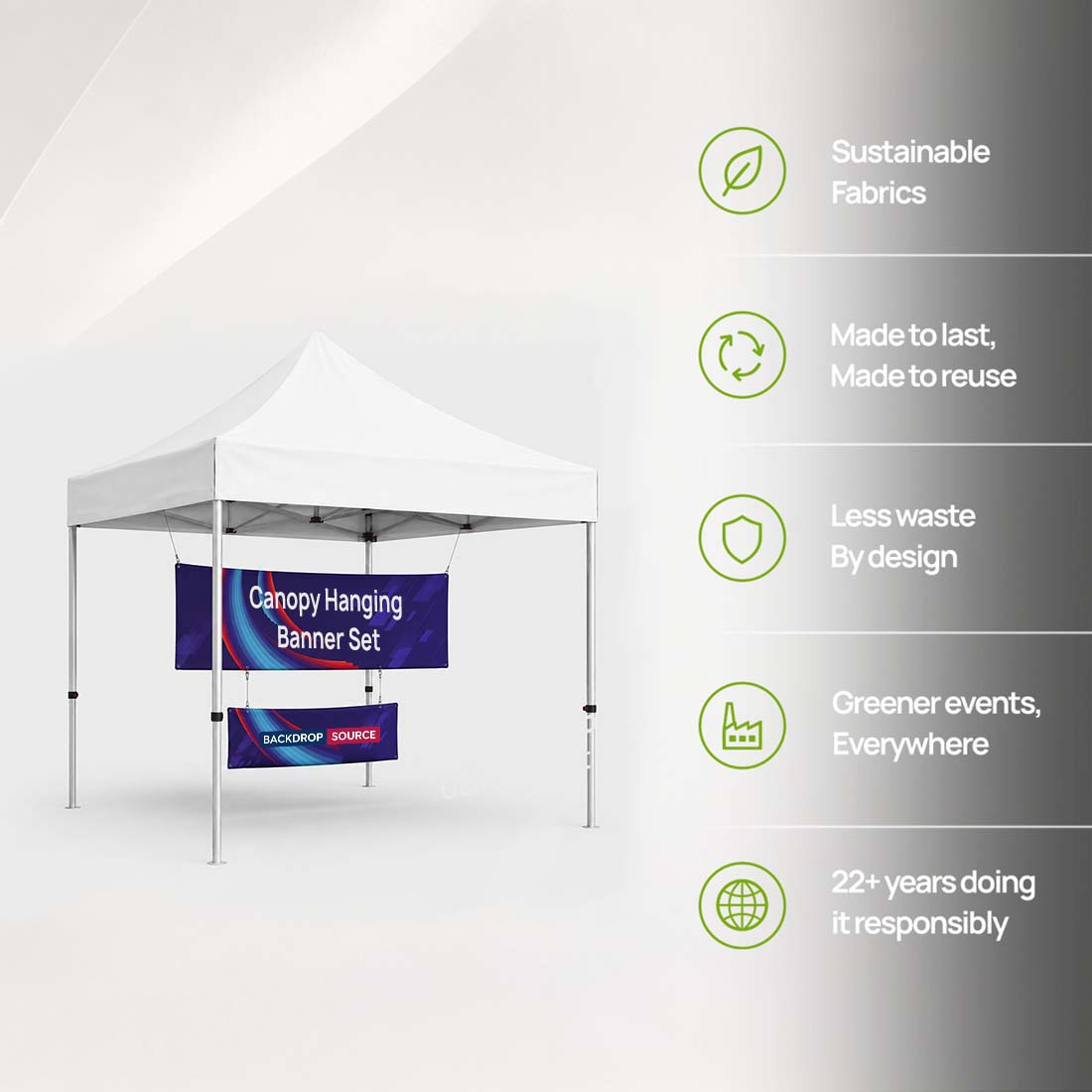 Tenda da campeggio personalizzata per impieghi gravosi (6,5 piedi x 10 piedi)