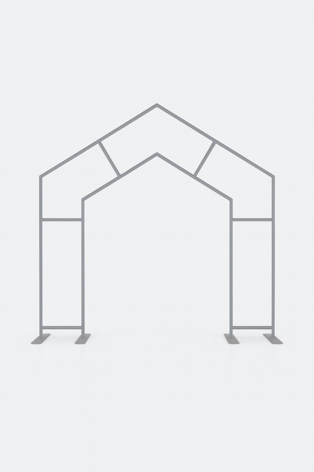 Peaked Arch Fabric Display for Events