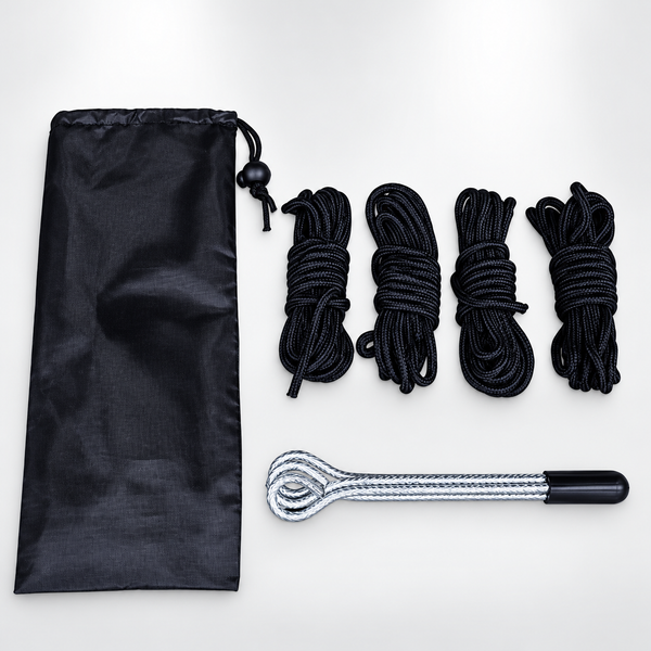 Flag Ground Spikes with Rope