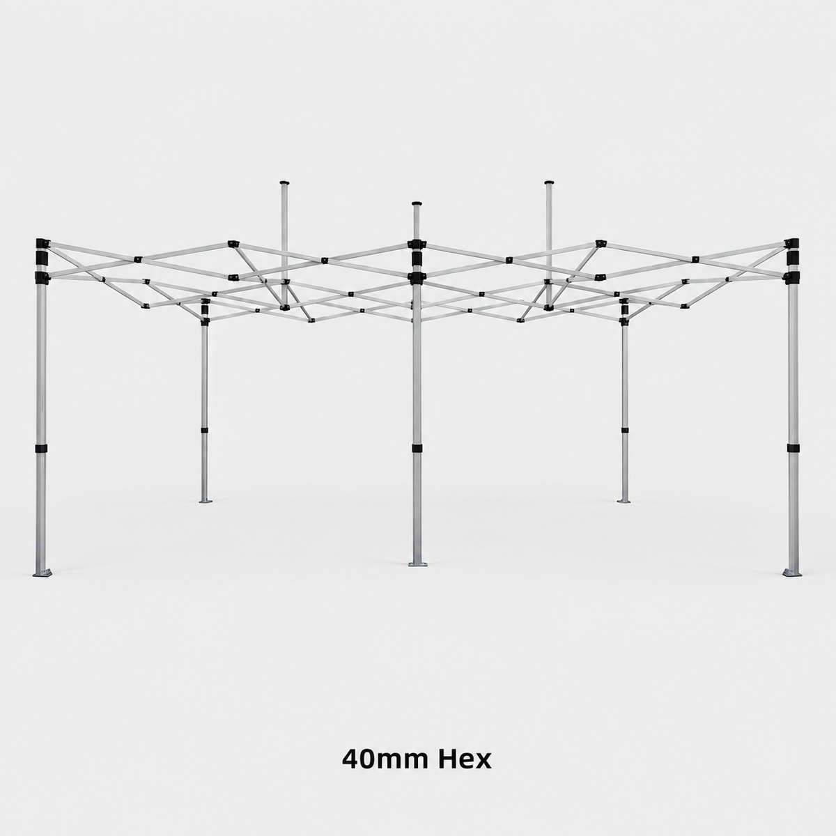 3m x 3m Canopy Tent with Peak Flag Kit