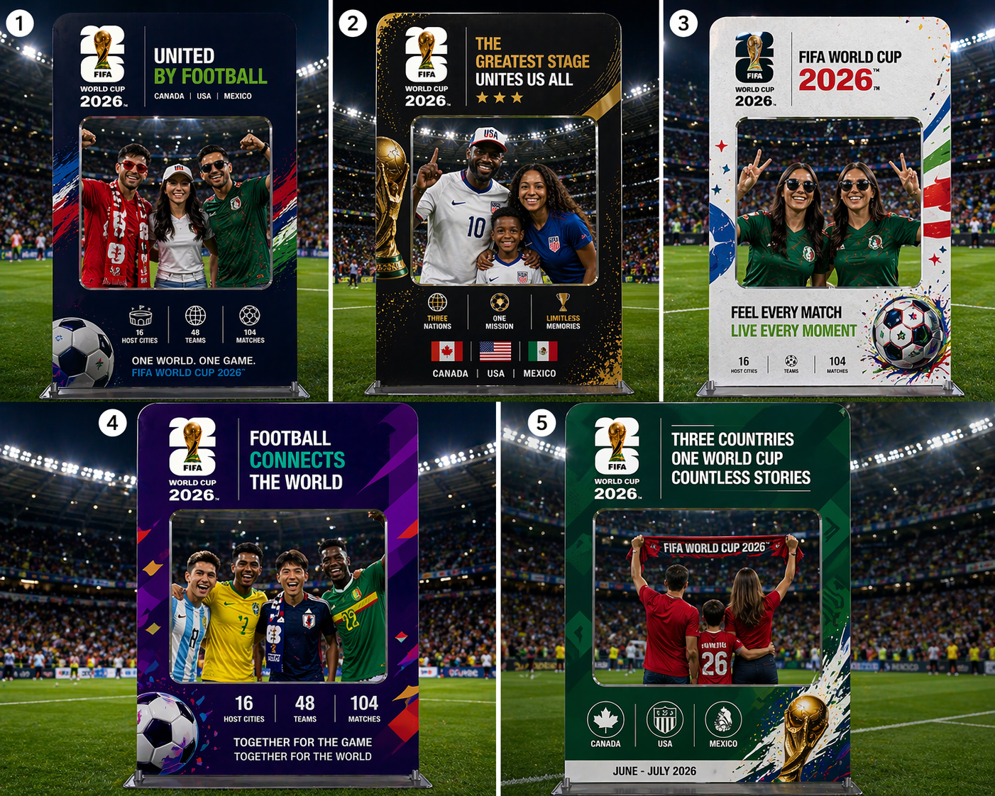 FIFA 2026 - Custom Themed Selfie Frames for Events