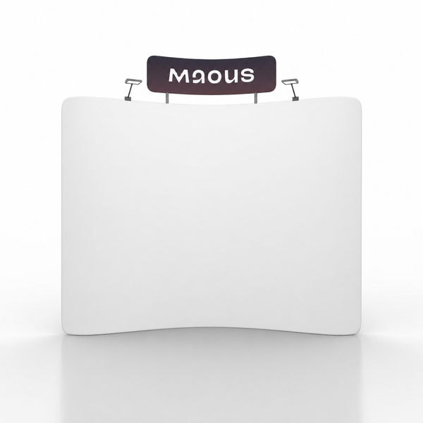 Curved Top Header Display