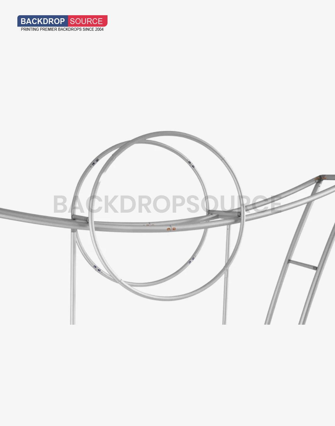 Espositore pubblicitario a forma di corona