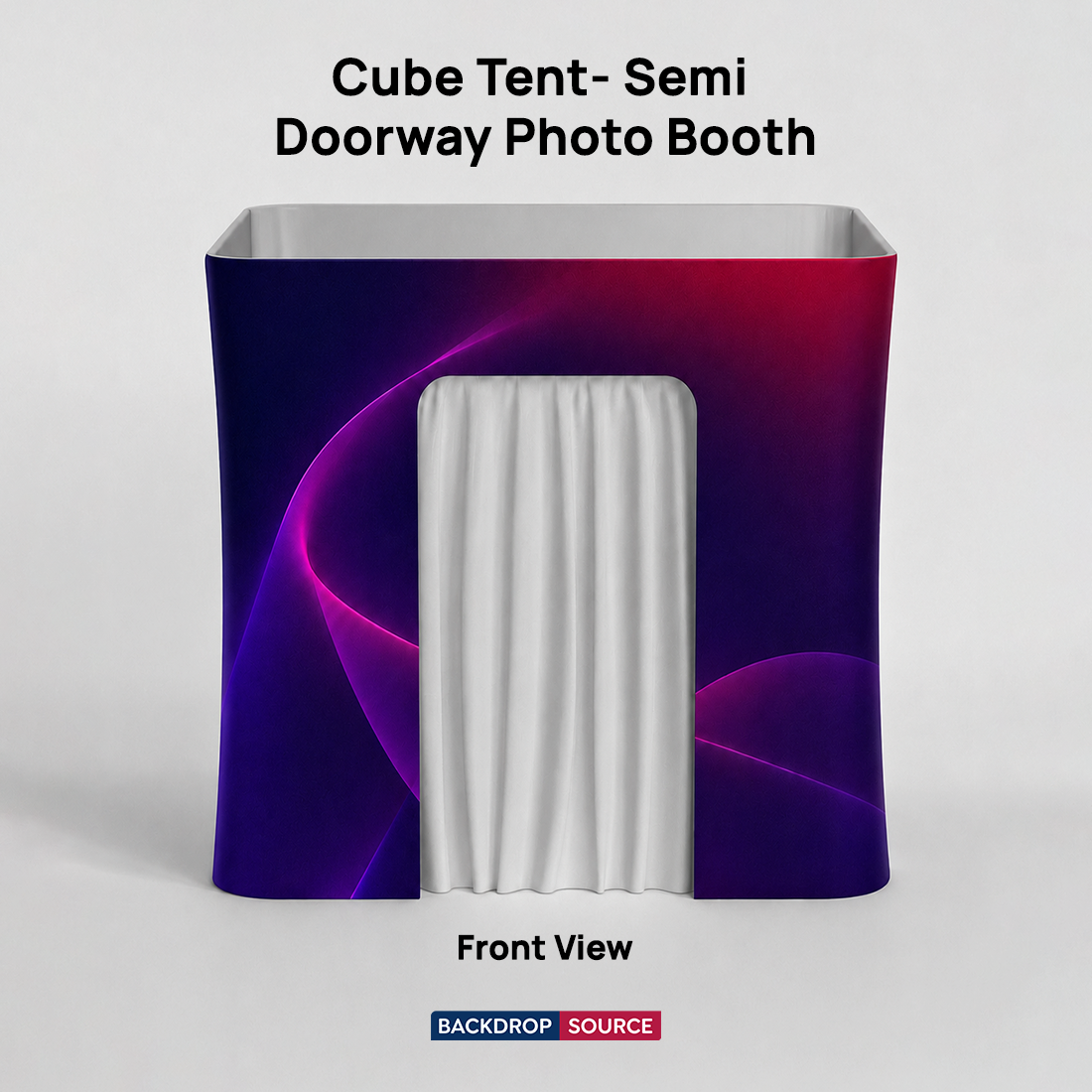 Cabina Fotografica con Tenda Cubo - Semidoppia