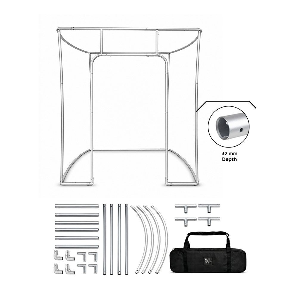 Cabina Fotografica con Tenda Cubo - Semidoppia