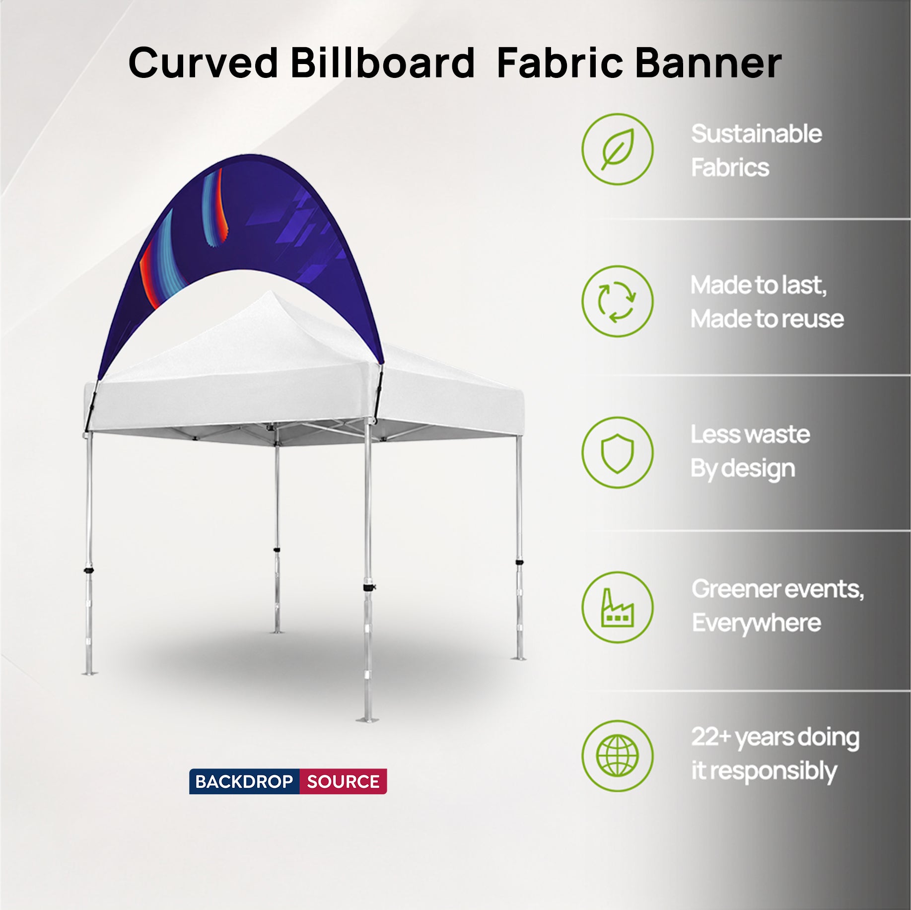 Tenda da campeggio personalizzata per impieghi gravosi (6,5 piedi x 10 piedi)
