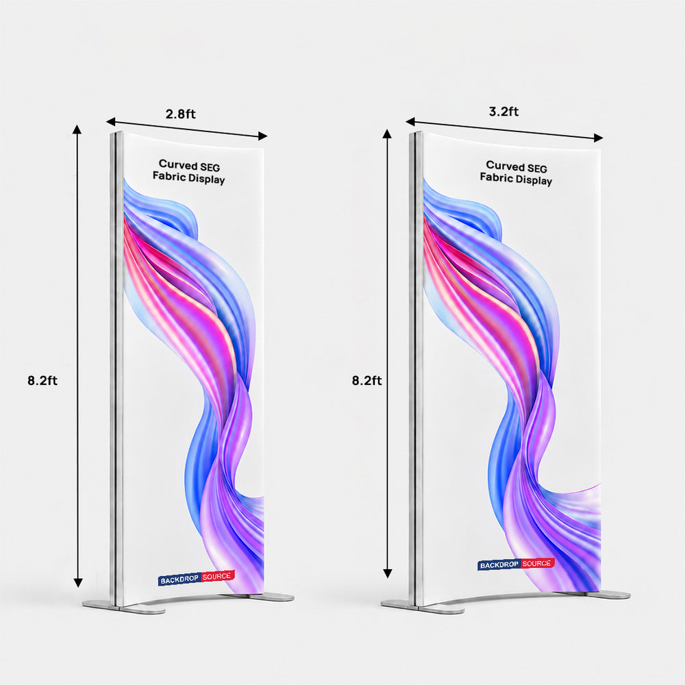 Curved SEG Fabric Display