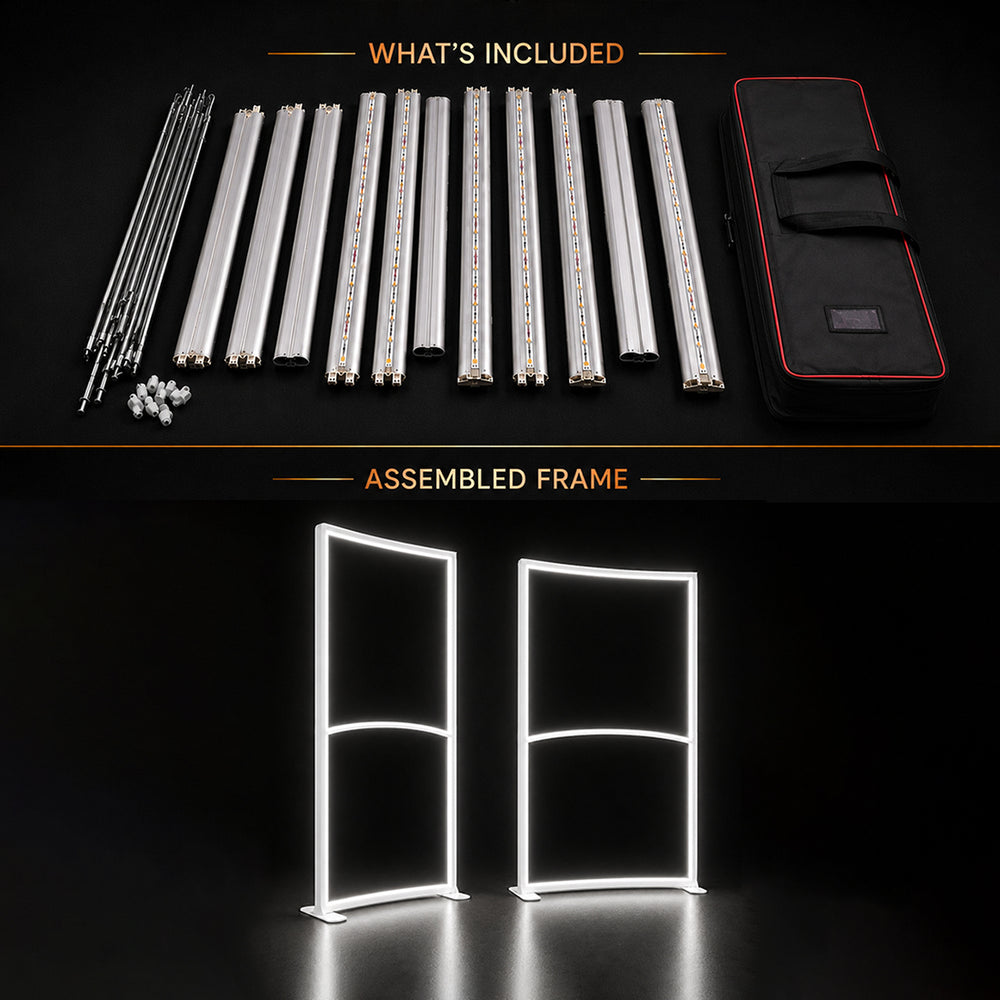 Curved SEG Fabric LED Light Box Display