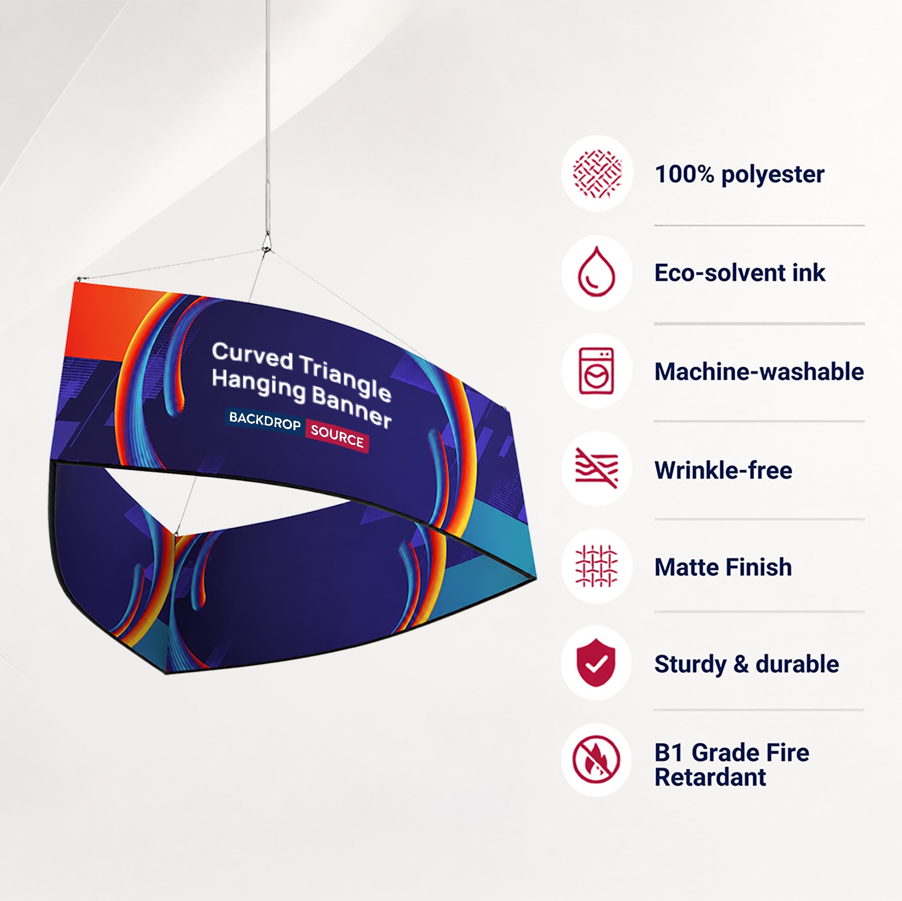 Banner sospeso Sky Tube Wave