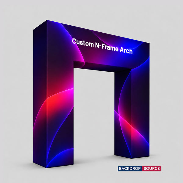 Custom N-Frame Tension Fabric Event Archway