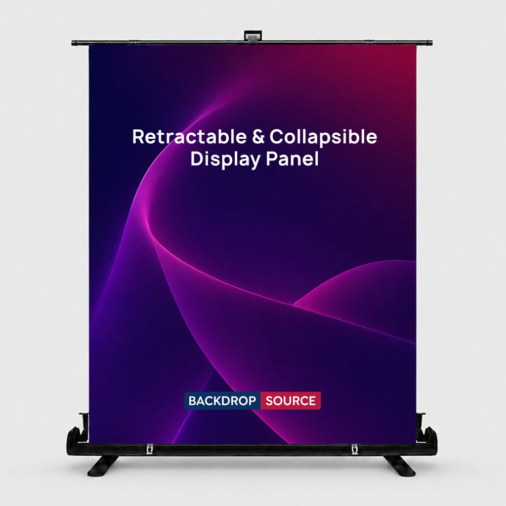 Custom Printed Fabric Retractable & Collapsible Display