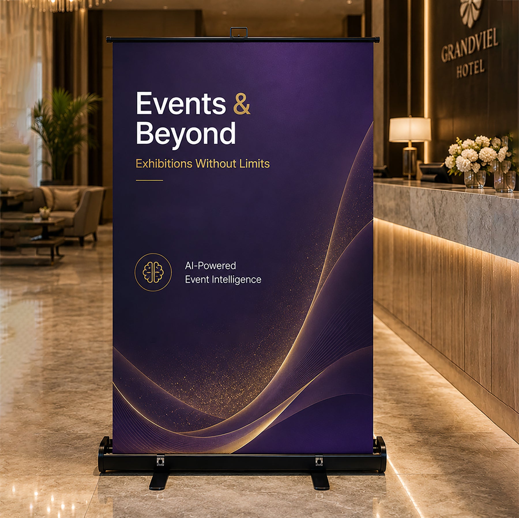 Custom Printed Fabric Retractable & Collapsible Display