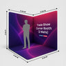 Stand angolare per fiere personalizzato (2 pareti)