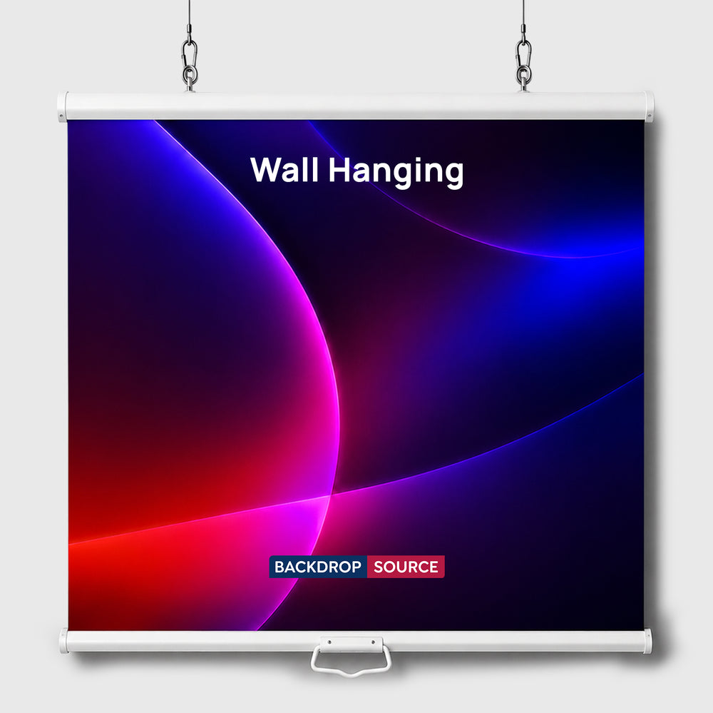 Custom Wall-Hanging Backdrop with Clamps