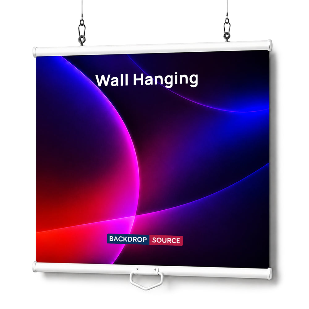 Custom Wall-Hanging Backdrop with Clamps