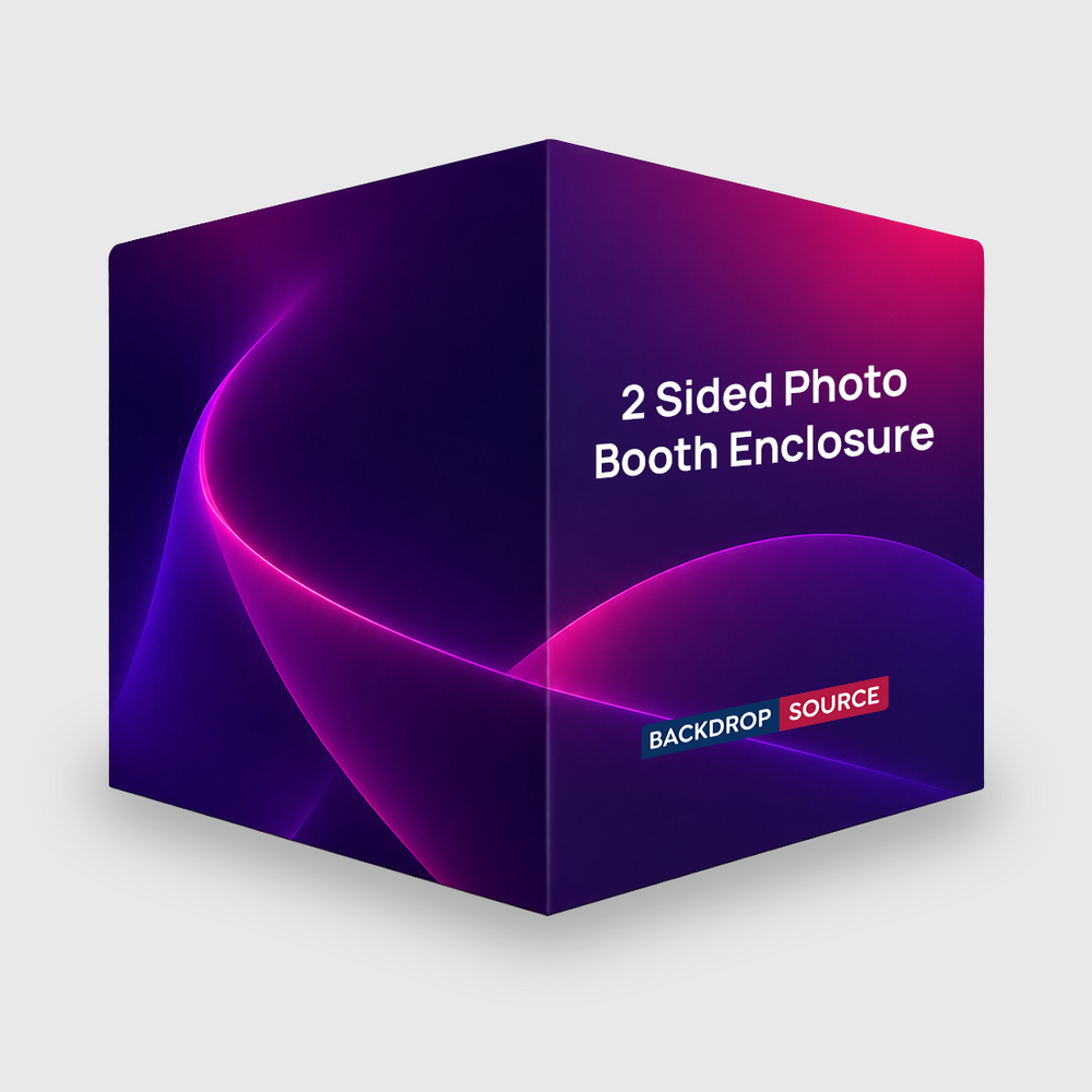 Contenitore per cabina fotografica con stampa personalizzata su 2 lati